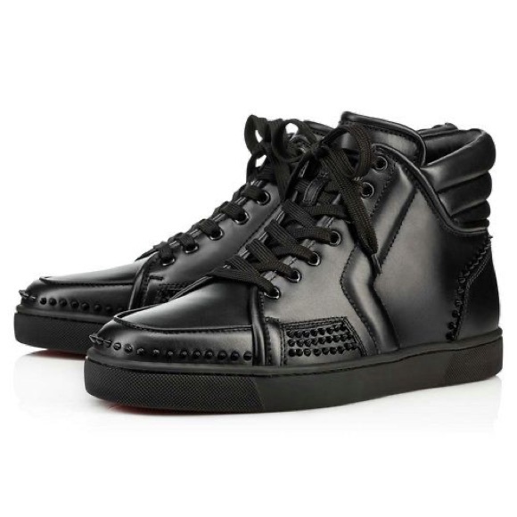 Authentic Christian Louboutin Sporty Dude Low Flat Calf